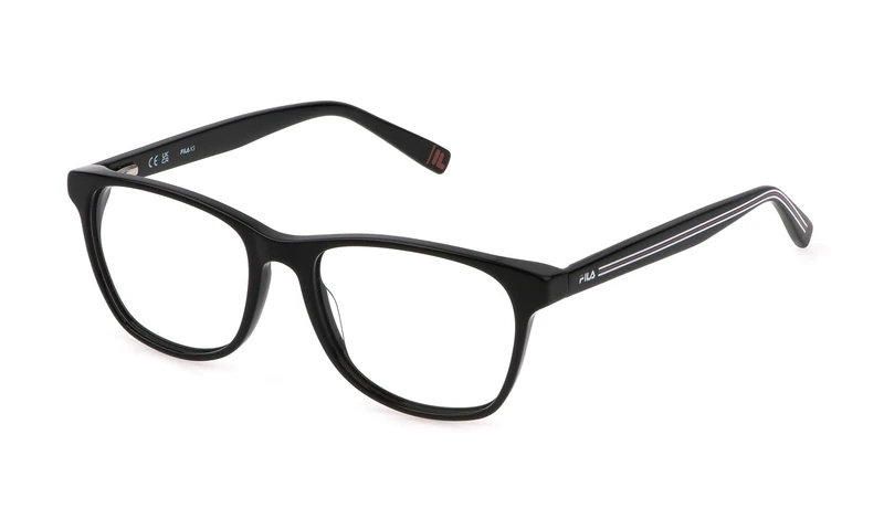 Fila Eyeglass Frame VFI543L Shiny Black 50/16/135 Unisex Child Glasses, shiny black, 50/16/135 - Image 1
