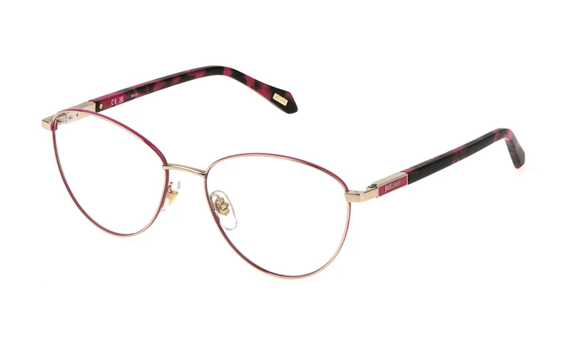 Just Cavalli VJC056 0SN9 ORO CHIARO C/PARTI COLORATE LUCIDO 54/16/135 WOMAN Eyewear Frame