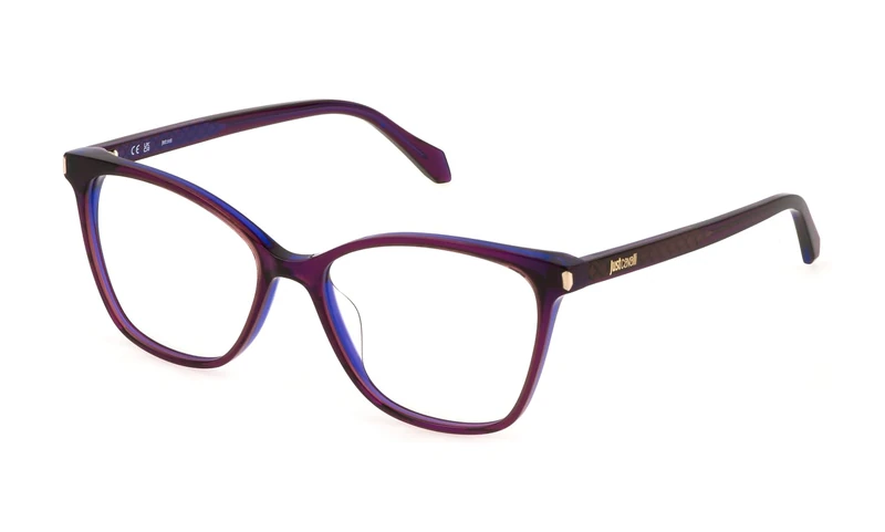 Just Cavalli VJC051 09FE MARRONE+VIOLA 54/16/140 WOMAN Eyewear Frame