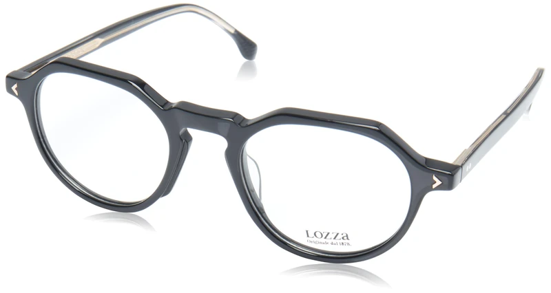 Lozza Eyeglass Frame VL4333 Shiny Black 50/21/145 Men's Glasses, shiny black, 50/21/145
