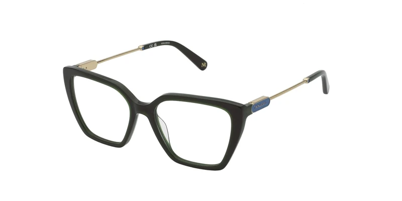 DE RIGO VISION ESPAÑA OPT;FRAMES Nina Ricci - MAT: Acetate-C: SHINY FULL GREEN D: 135x17 - Female
