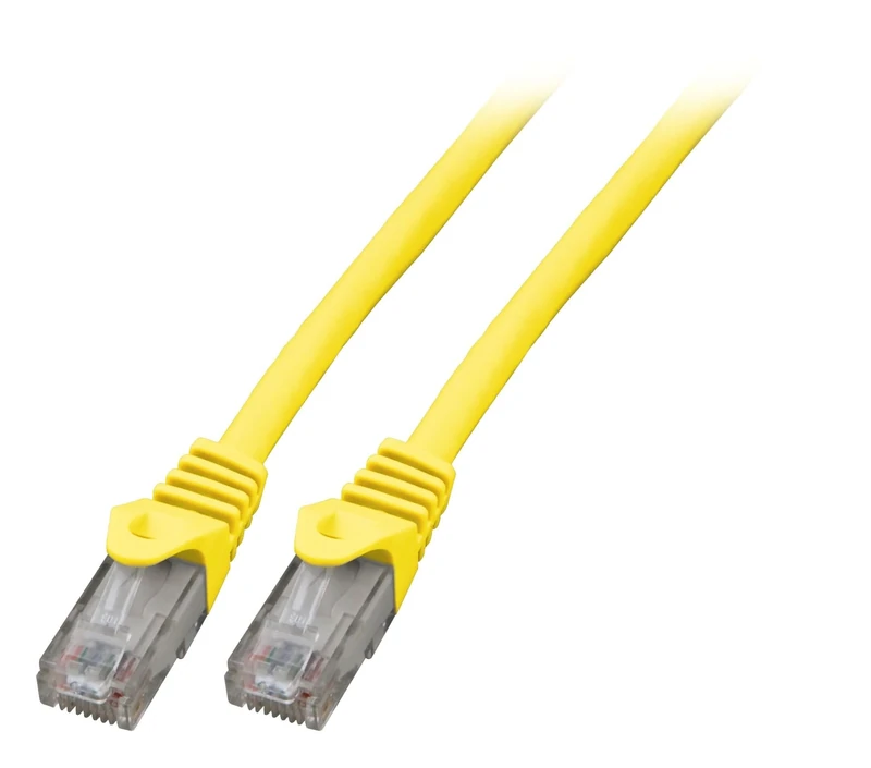 EFB RJ45 Patch Cable U/UTP Cat.5e LSZH 25 m AWG24/7 Yellow