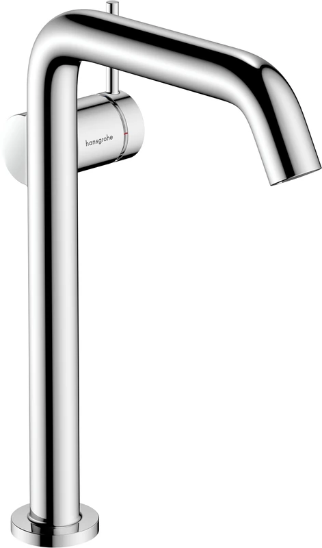 hansgrohe Tecturis S - bathroom tap without waste, energy-saving (CoolStart), bathroom sink tap with spout height 230 mm, basin mixer tap water-saving (EcoSmart+), chrome, 73372000