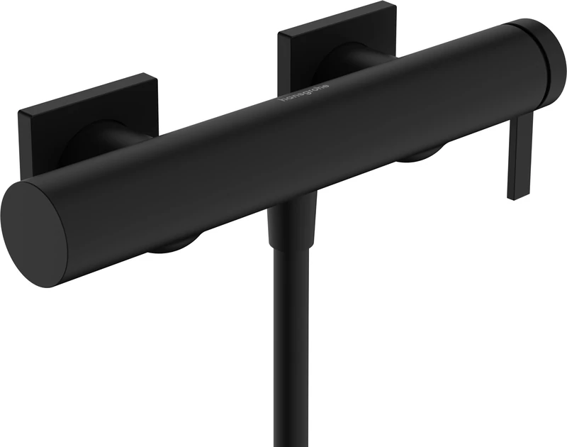 Hansgrohe 73620670 Tecturis E Single Lever Shower Mixer for Exposed Installation, matt Black - Image 1
