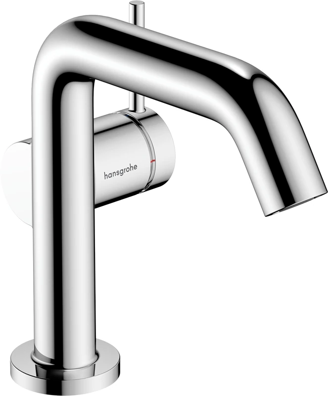 hansgrohe Tecturis S Fine - Bathroom tap Without Waste Set, Energy-Saving (CoolStart), Bathroom Sink Water tap with spout Height 110mm, Bathroom Mixer tap Water-Saving (EcoSmart+), Chrome, 73321000