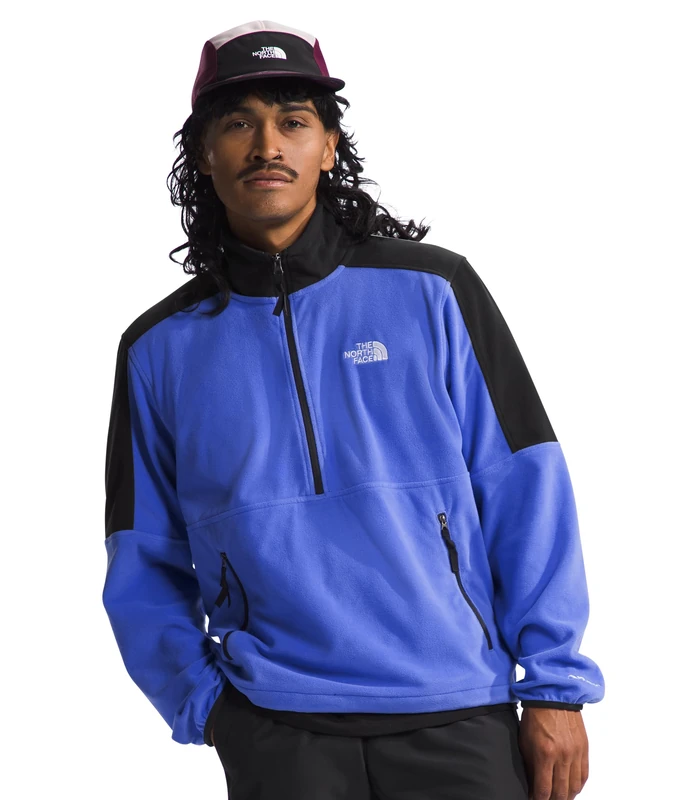 THE NORTH FACE Polartec 100 Sweatshirt Solar Blue/Tnf Black L