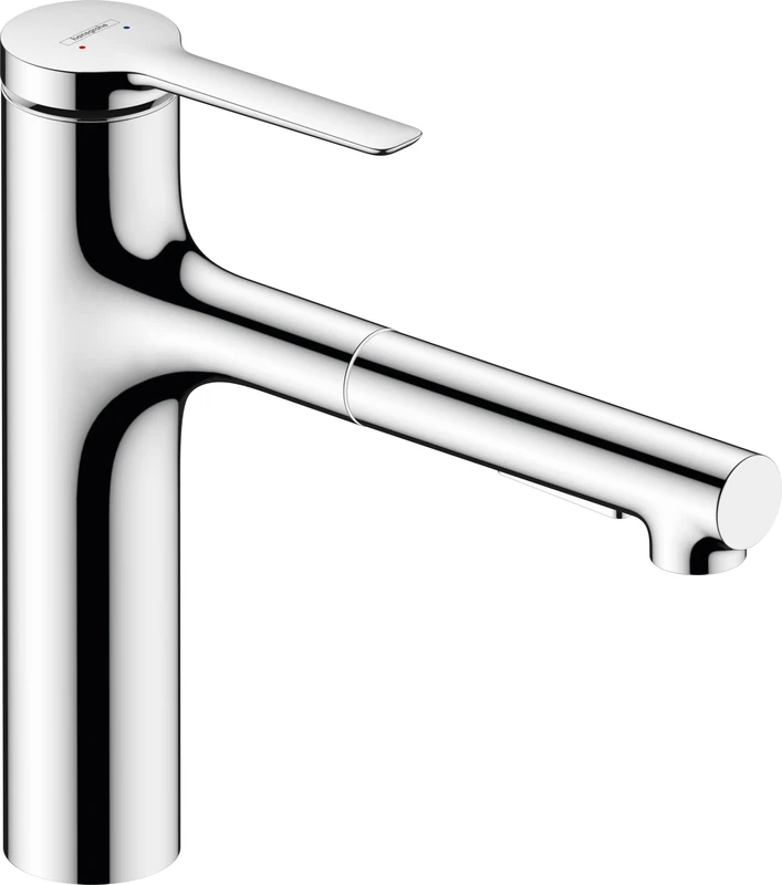 hansgrohe Zesis M33 - Kitchen tap with Metal Pull-Out Spray, 2 Sprays, Kitchen Mixer Sink tap with spout Height 160mm, Kitchen tap Mixer with Swivel spout, Chrome, 74822000