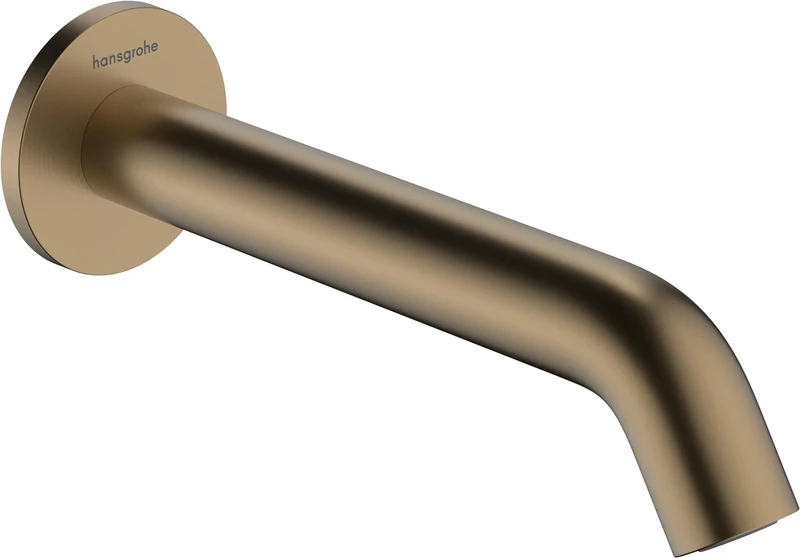 hansgrohe Tecturis S - Bath spout, Bath tap 19,8cm, Bathroom tub tap, Brushed Bronze, 73411140