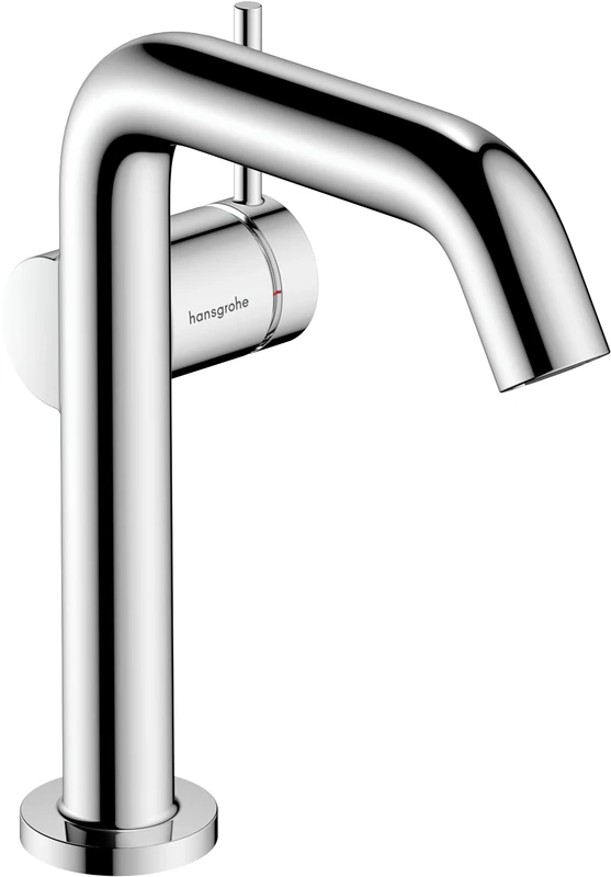 Hansgrohe 73341000 Tecturis S Single Lever Basin Mixer 150 Fine CoolStart EcoSmart+ Without Waste Set, Chrome, spout Height 150mm