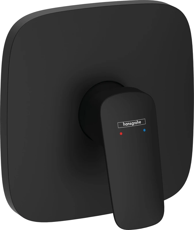 hansgrohe Logis - Shower Mixer for Concealed Installation, Single Lever Shower Mixer for 2 Functions, Bathroom tap for iBox Universal, matt Black, 71605670