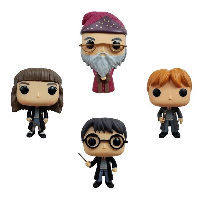 Funko Pop! Harry Potter: Harry Potter - Albus Dumbledore - W1 4PK - Collectable Vinyl Figure - Gift Idea - Official Merchandise - Toys for Kids & Adults - Movies Fans - Model Figure for Collectors