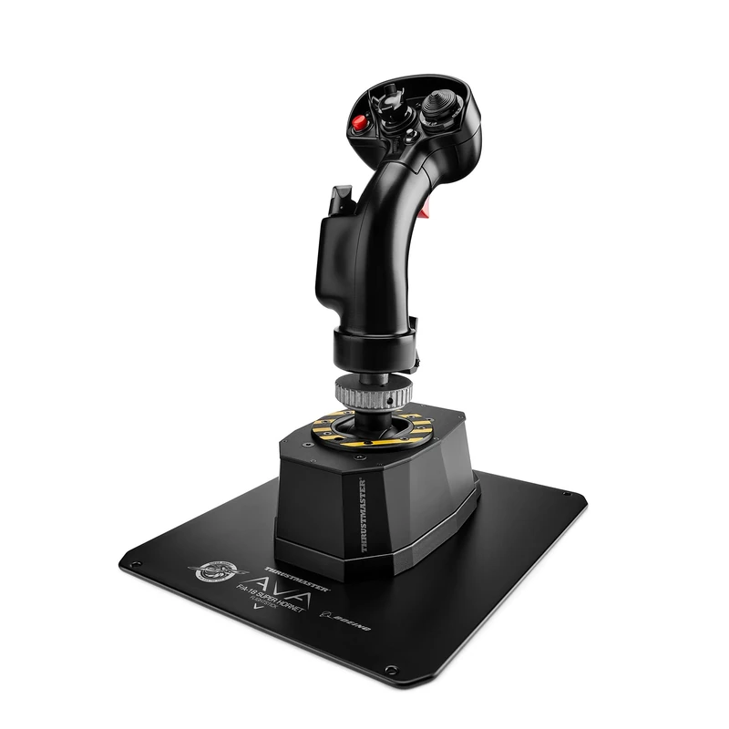 Thrustmaster AVA F/A-18 Super Hornet Flightstick, Modular Base for Flight Simulation Joystick on PC, Replica of the F/A-18C Hornet Fighter Aircraft Flight Stick Included