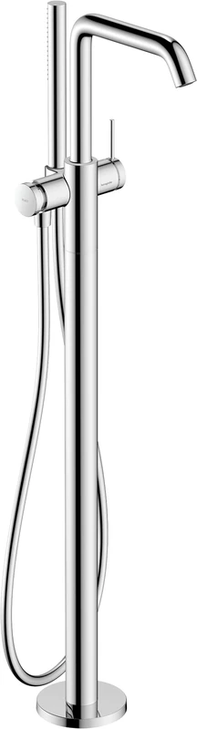 hansgrohe Tecturis S - freestanding Bath tap for 2 Functions, Bath Mixer tap Floor-Standing with Shower Hose 1,25m, Bathroom Tup tap, Chrome, 73440000