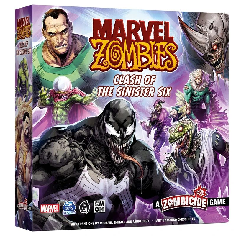 CMON | Marvel Zombies: Clash of the Sinister Six Expansion | Miniatures Board Game | Ages 14 Plus | 1-6 Players | 60 Minutes Playing Time