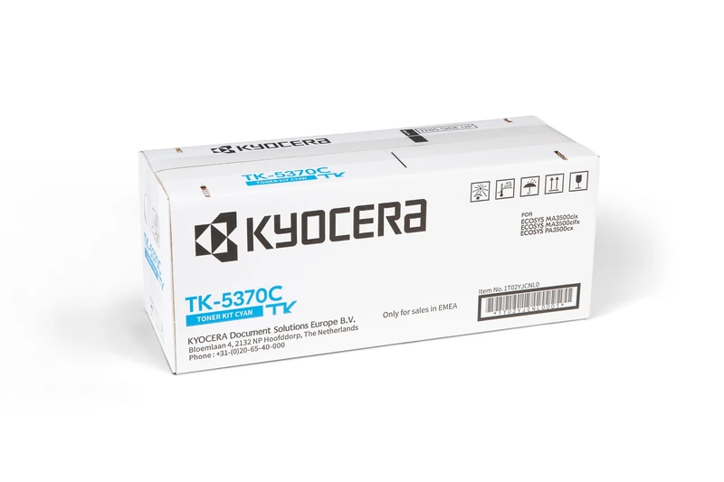 Kyocera TK-5370C Cyan Original Toner Cartridge Compatible with PA3500cx, MA3500cix and MA3500cifx