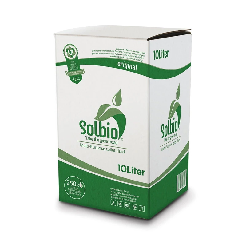 Solbio Organic Caravan & Motorhome Toilet Treatment XXL (10L) - 100% Natural, Chemical-Free, Bulk Season Supply, Odour Eliminator, Septic Safe, Eco-Friendly Probiotic Formula
