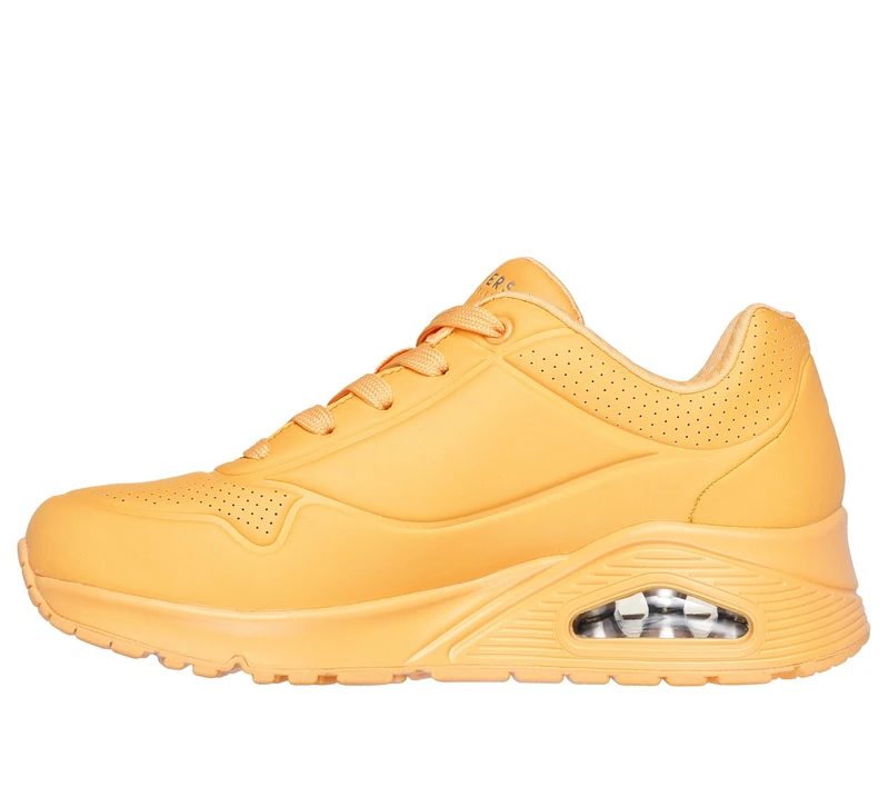 Skechers Women's Uno- Stand On Air Sneaker, Orange, 2 UK - Image 1
