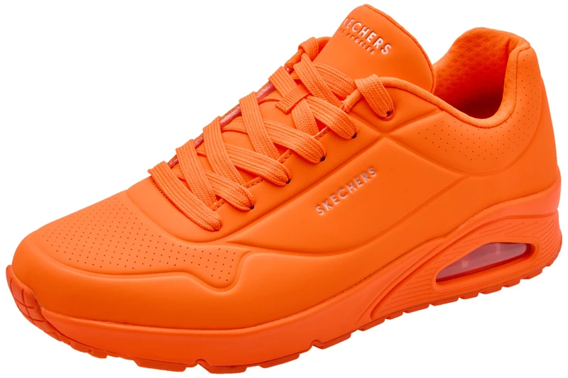 Skechers Women's Uno - Stand on Air Sneaker, Orange, 4.5 UK - Image 1