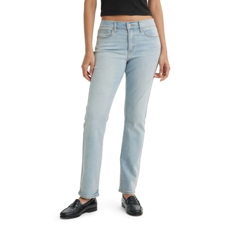 Levi's Women's Classic Straight Jeans, Indigo Imagin, 28W x 30L - Image 1