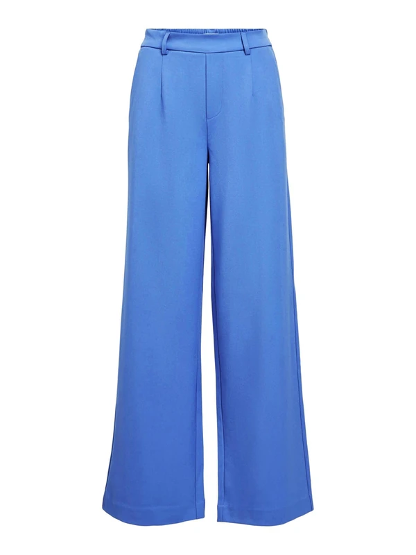 Object Women's Objlisa Wide Pant Noos Fabric Trousers, Provence, 10