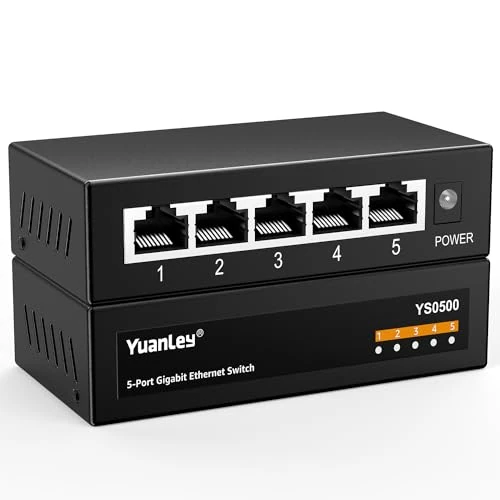 YuanLey 5-Port Gigabit Ethernet Switch
