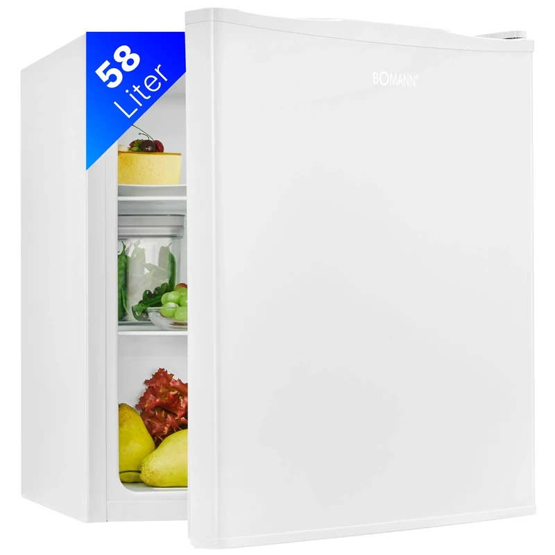 Bomann, Refrigerator 58L, Door stop right, Reversible, KB7347, White