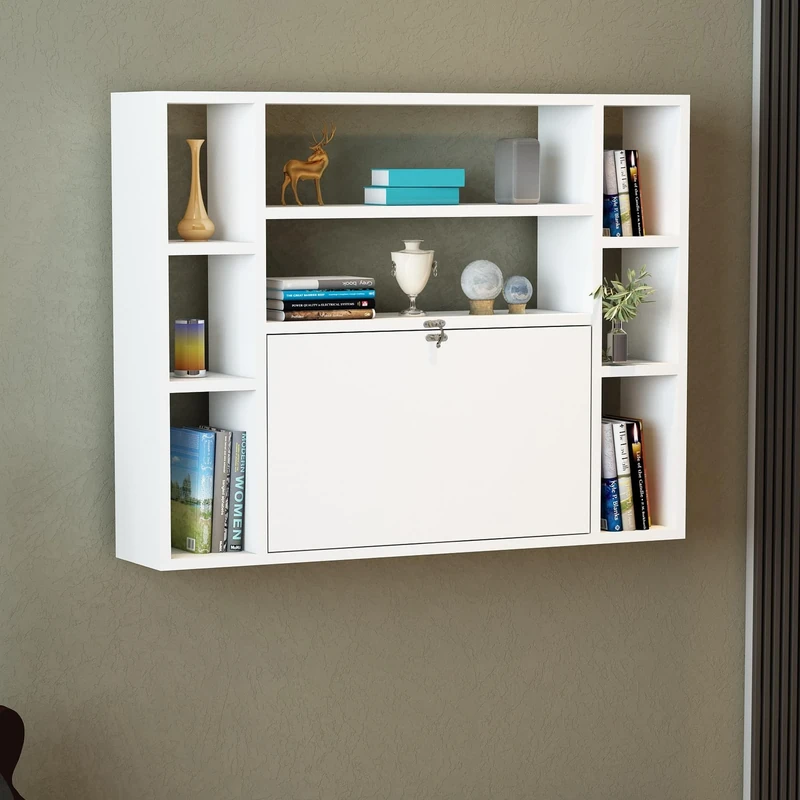 WELL HOME MOBILIARIO & DECORACIÓN Desk 75.6x97.2x195 White