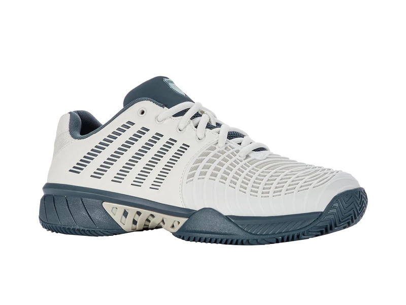 K-Swiss Performance Express Light 3 HB, Tennis Shoes, Star White/Moonstruck/Indian Teal,