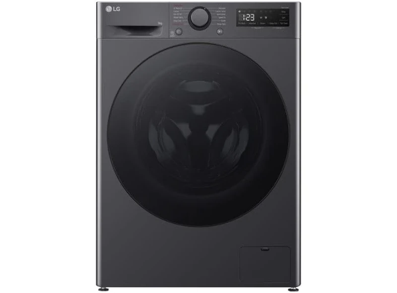 TurboWash™ 9kg Washing Machine with 1200 rpm, Steam™, AI DD™, A Energy Rated in Slate Grey