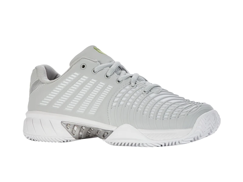 K-Swiss Performance Express Light 3 HB, Tennis Shoes, Gray Violet/White/Lime Green,