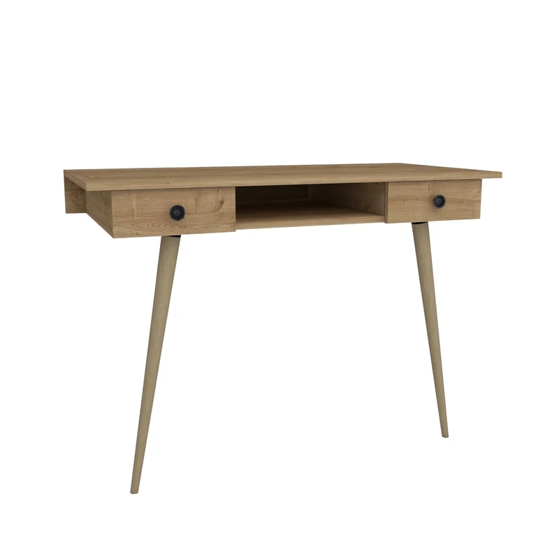 WELL HOME MOBILIARIO & DECORACIÓN Desk 85.6x120x60 Sapphire Oak, 85,6x120x60 - Image 1