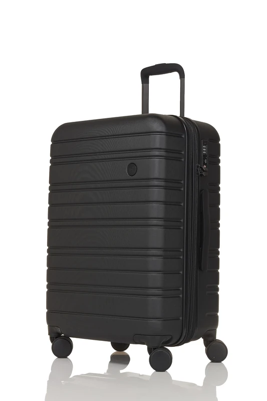Nere Stori ABS Suitcase - Medium, 8 Spinner Wheels, TSA Lock