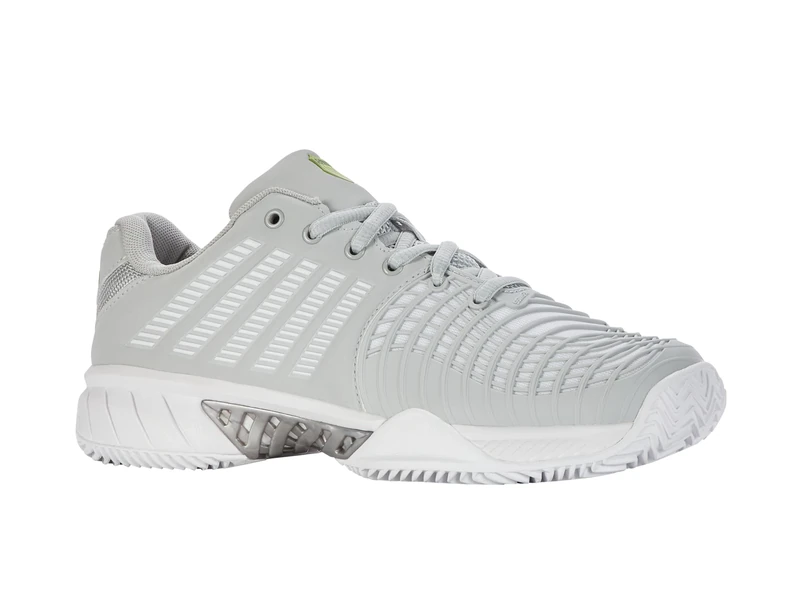 K-Swiss Performance Express Light 3 HB, Tennis Shoes, Gray Violet/White/Lime Green,