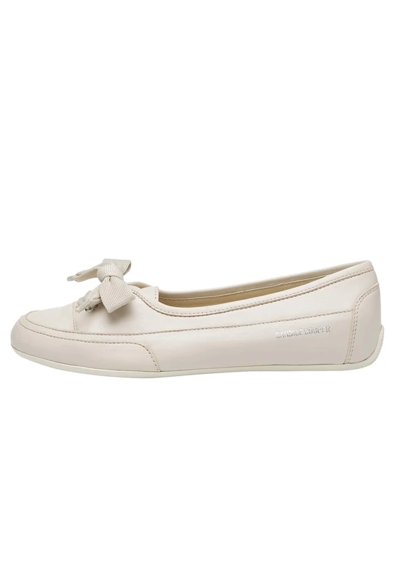 Candice Cooper Women's Candy Bow Ballet Flat, Ghiaccio, 2 UK