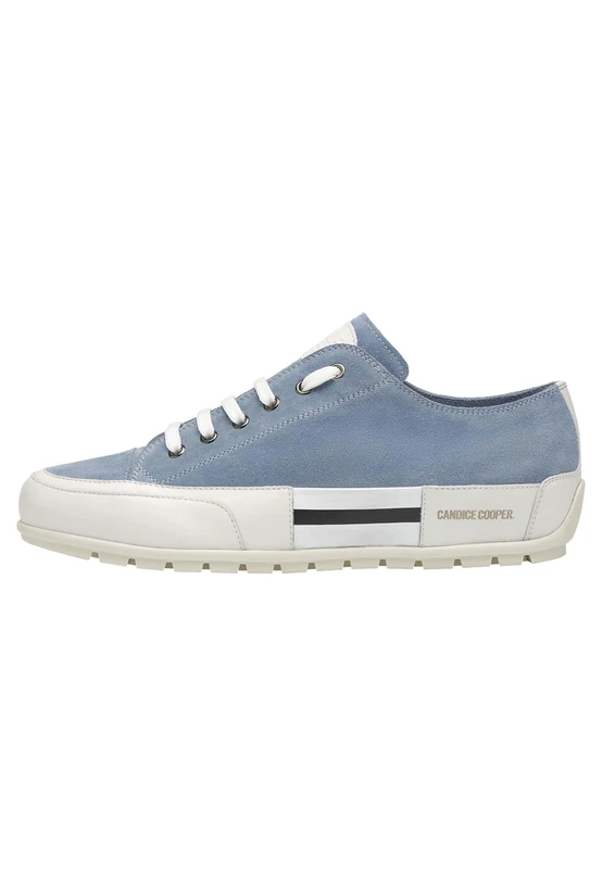 Candice Cooper Sanborn Patch Leather S Sneakers, Azure Blue, 9 UK