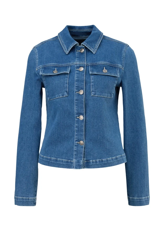 comma Women's 2147829 Denim Jacket, 55z5, 1 - Image 1