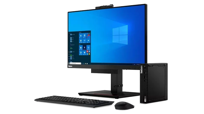 Lenovo ThinkCentre M75q Gen 2 11JN - Tiny - Ryzen 5 Pro 5650GE / 3.4 GHz - RAM 8 GB - SSD 256 GB