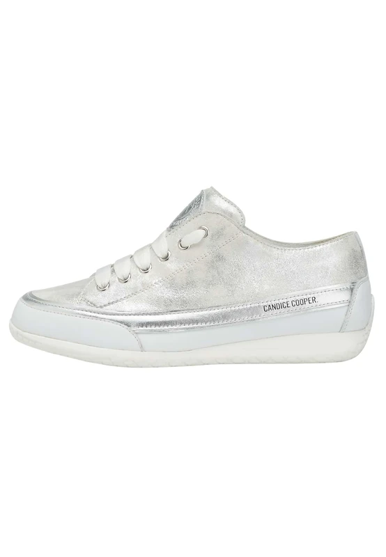 Candice Cooper Janis Strip Chic S, Women's Lace-Up Shoes, White-Silver, EU 41 - UK 7, White Silver, 8.5 UK