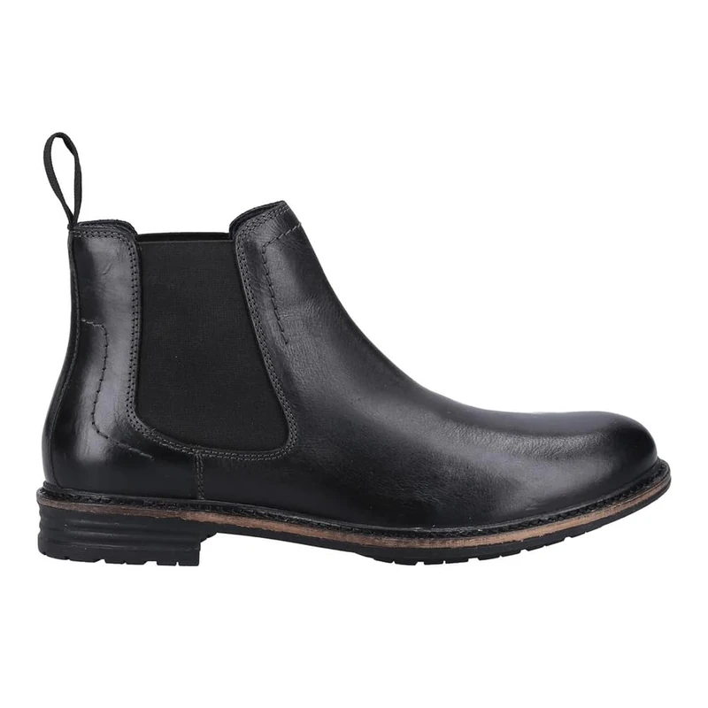 Hush Puppies Male Justin Chelsea Boot, Black, 6