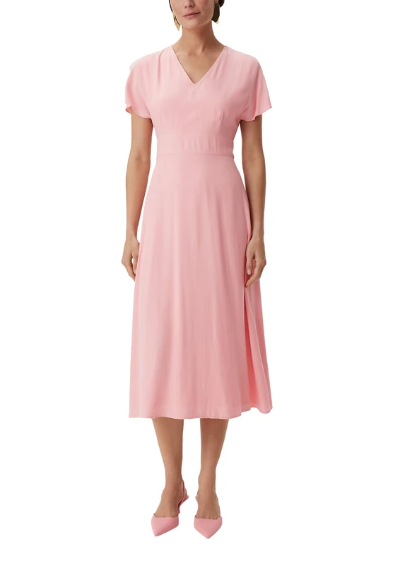 comma Satin Midi Dress, 4272, 14
