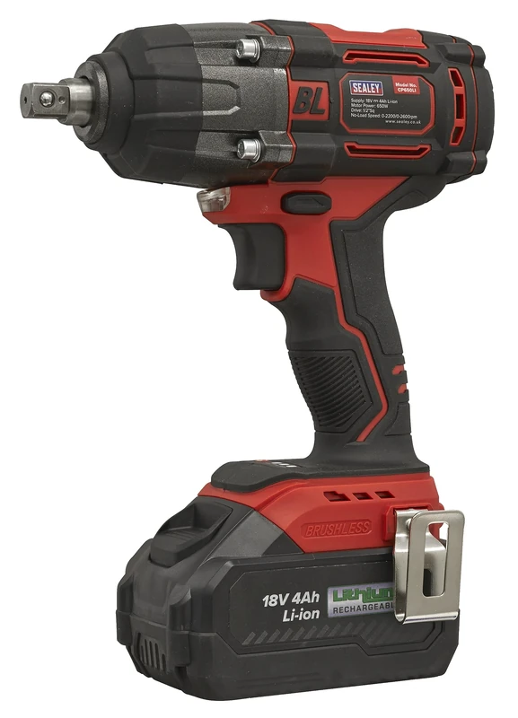 Sealey 18V 1/2" Sq Drive Cordless Impact Wrench – CP650LI