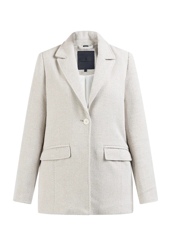 baradello Women's Herringbone Blazer, Beige, 22