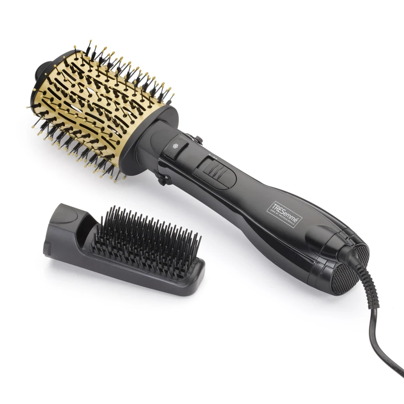 TRESemme 2-in-1 Hair Dryer Brush - Airstyler with Oval Volumizing Brush & Vent Brush, Ionic Anti-Frizz Technology, 1000W Power, 3 Heat & 2 Speed Settings, Cool Shot, 2787U