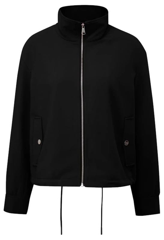 s.Oliver Schwarz LABEL Women's 2144853 Jacket with Drawstring, 9999, 36