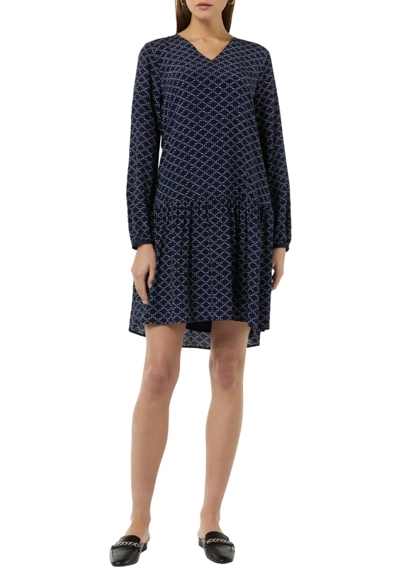 Comma CI Women's 2144851 Dress, 58A1, 10