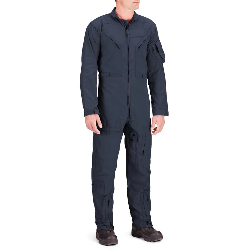 Propper Men's Poly Cotton Twill 27/P Flyers Coverall Jumpsuit, Dark Navy, X-Large