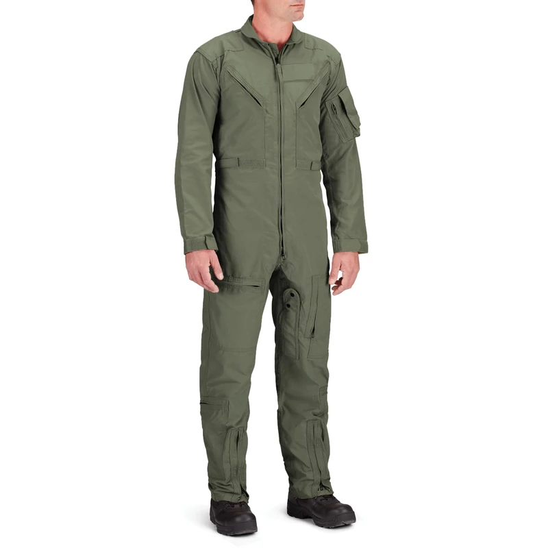 Propper Men's Poly Cotton Twill 27/P Flyers Coverall Jumpsuit, Freedom Green, Medium