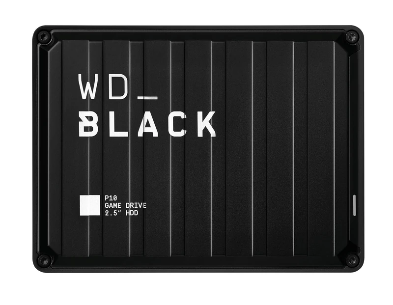 WD_BLACK P10 Game Drive 2TB external portable HDD Gaming drive, for On-The-Go Access To Your Game Library - Works with Console or PC, save up to 125 games, black