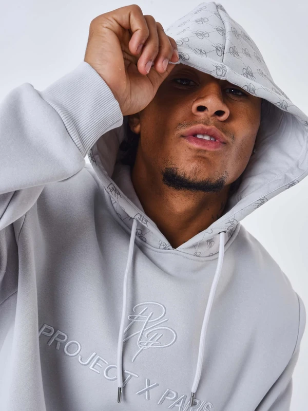 PROJECT X PARIS Men's Sweatshirt, Grey, Size XL