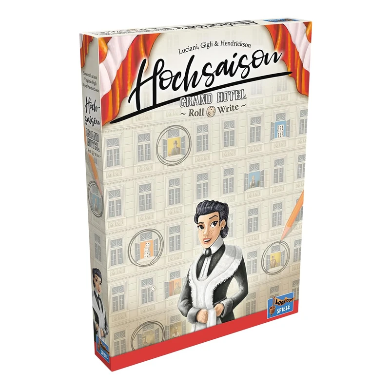 Lookout High Season: Grand Hotel Roll & Write Dice Game